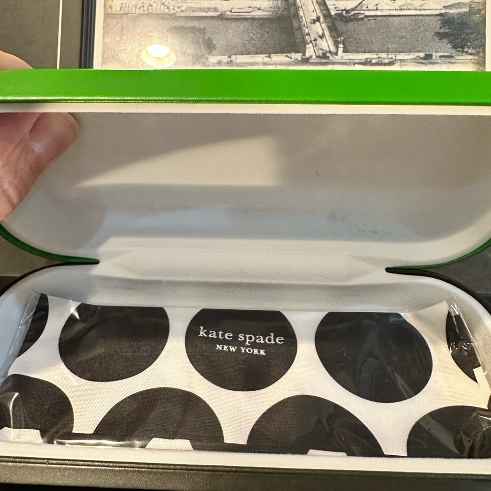 Kate Spade Zetta/BB Rectangular Reading Glasses, Blue Blockers - Picture 11 of 13